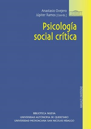PSICOLOGIA SOCIAL CRITICA | 9788499402024 | OVEJERO,ANASTASIO | Libreria Geli - Librería Online de Girona - Comprar libros en catalán y castellano