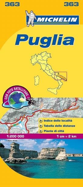 PUGLIA(MAPA MICHELIN LOCAL D'ITÀLIA-363) ESCALA 1:200 000 | 9782067126725 |   | Libreria Geli - Librería Online de Girona - Comprar libros en catalán y castellano
