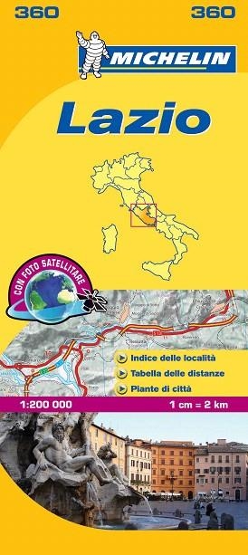 LAZIO (MAPA MICHELIN LOCAL D'ITÀLIA-360) ESCALA 1:200 000 | 9782067126695 | VARIOS AUTORES | Libreria Geli - Librería Online de Girona - Comprar libros en catalán y castellano