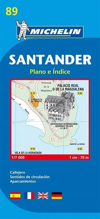 SANTANDER(PLANO E INDICE.NUM. 89 2007) | 9782067128019 |   | Llibreria Geli - Llibreria Online de Girona - Comprar llibres en català i castellà