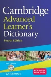 DICTIONARY ADVANCED LEARNER'S+CDR PB | 9781107619500 | Libreria Geli - Librería Online de Girona - Comprar libros en catalán y castellano