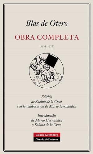 OBRA COMPLETA (1935-19777) | 9788481099553 | DE OTERO,BLAS | Llibreria Geli - Llibreria Online de Girona - Comprar llibres en català i castellà