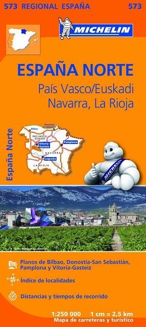 PAIS VASCO.NAVARRA.LA RIOJA(MAPA REGIONAL MICHELIN-573) | 9782067184206 | Libreria Geli - Librería Online de Girona - Comprar libros en catalán y castellano