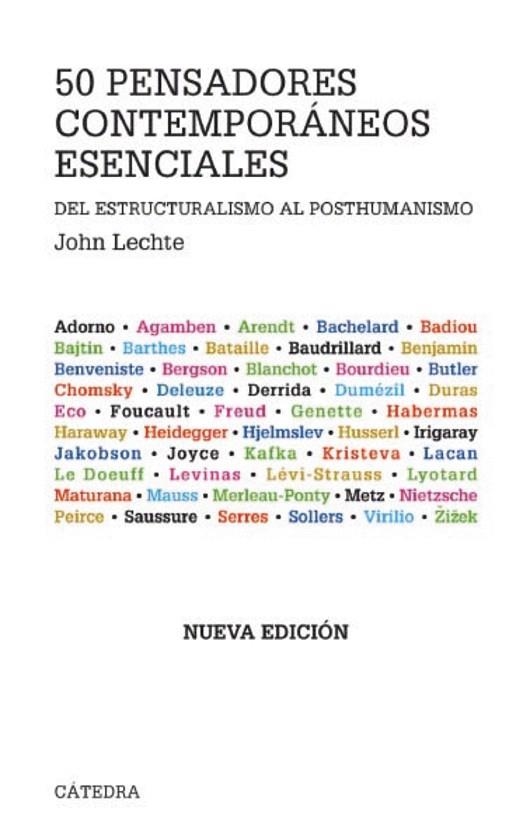 50 PENSADORES CONTEMPORANEOS ESENCIALES.ESTRUCTURALISMO Y... | 9788437626970 | LECHTE,JOHN | Libreria Geli - Librería Online de Girona - Comprar libros en catalán y castellano