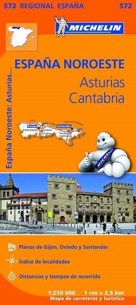 ESPAÑA NOROESTE:ASTURIAS,CANTABRIA (REGIONAL MICHELIN D'ESPANYA-572) ESCALA 1:250 000 | 9782067184152 | VARIOS AUTORES | Libreria Geli - Librería Online de Girona - Comprar libros en catalán y castellano