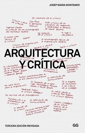 ARQUITECTURA Y CRÍTICA | 9788425227097 | MONTANER,JOSEP MARIA | Libreria Geli - Librería Online de Girona - Comprar libros en catalán y castellano