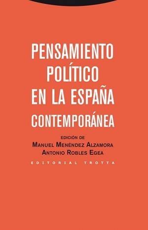 PENSAMIENTO POLÍTICO EN LA ESPAÑA CONTEMPORÁNEA | 9788498794397 | A.A.D.D. | Llibreria Geli - Llibreria Online de Girona - Comprar llibres en català i castellà