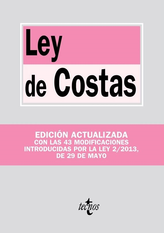 LEY DE COSTAS(ED.2013) | 9788430959044 | Llibreria Geli - Llibreria Online de Girona - Comprar llibres en català i castellà