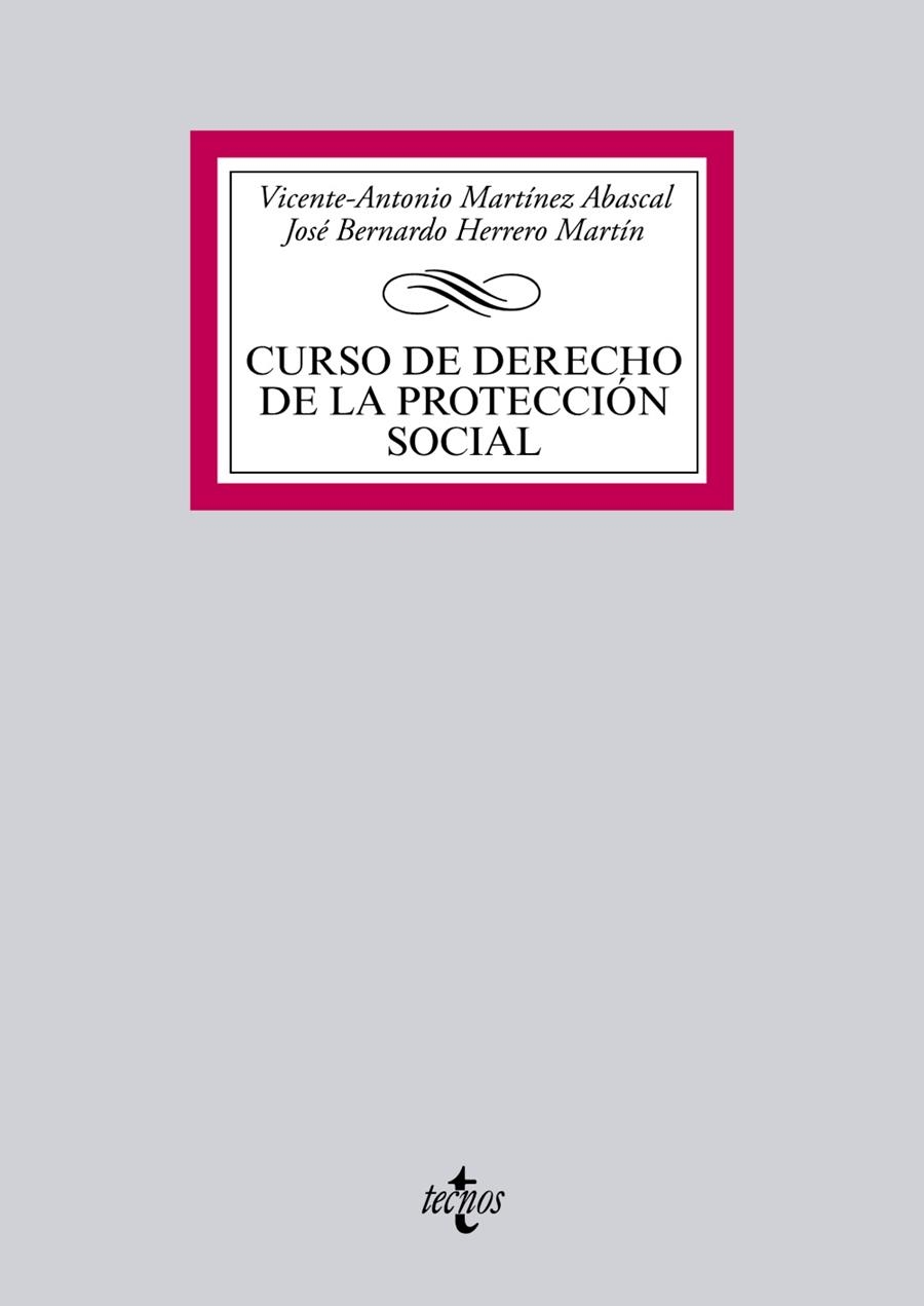 CURSO DE DERECHO DE LA PROTECCIÓN SOCIAL | 9788430959914 | MARTÍNEZ ABASCAL,VICENTE-ANTONIO/HERRERO MARTÍN,JOSÉ BERNARDO | Llibreria Geli - Llibreria Online de Girona - Comprar llibres en català i castellà