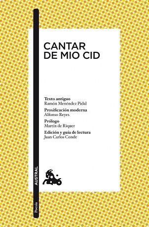 CANTAR DEL MIO CID | 9788467034059 | ANÓNIMO | Llibreria Geli - Llibreria Online de Girona - Comprar llibres en català i castellà