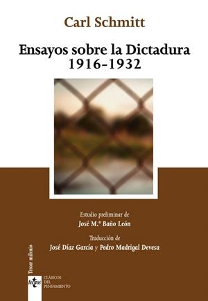 ENSAYOS SOBRE LA DICTADURA(1916-1932) | 9788430958597 | SCHMITT, CARL | Libreria Geli - Librería Online de Girona - Comprar libros en catalán y castellano