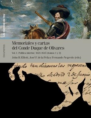 MEMORIALES Y CARTAS DEL CONDE-DUQUE DE OLIVARES | 9788415963127 | ELLIOTT,JOHN H./DE LA PEÑA LÓPEZ,JOSÉ F./NEGREDO DEL CERRO,FERNANDO | Llibreria Geli - Llibreria Online de Girona - Comprar llibres en català i castellà