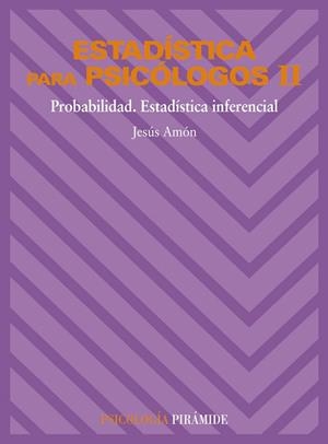 ESTADISTICA PARA PSICOLOGOS-2 | 9788436801538 | AMON,JESUS | Llibreria Geli - Llibreria Online de Girona - Comprar llibres en català i castellà