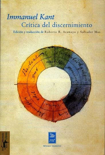 CRITICA DEL DISCERNIMIENTO | 9788477747666 | KANT,IMMANUEL | Libreria Geli - Librería Online de Girona - Comprar libros en catalán y castellano
