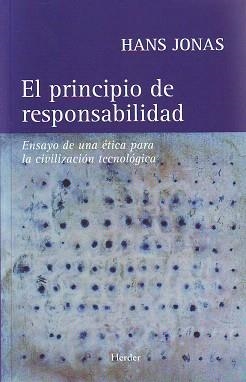EL PRINCIPIO DE RESPONSABILIDAD | 9788425419010 | JONAS,HANS | Libreria Geli - Librería Online de Girona - Comprar libros en catalán y castellano