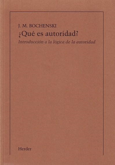 QUE ES AUTORIDAD? | 9788425410598 | BOCHENSKI,J.M. | Llibreria Geli - Llibreria Online de Girona - Comprar llibres en català i castellà