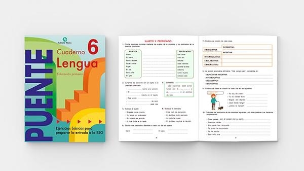 CUADERNO DE LENGUA PUENTE-6(EDUCACIÓN PRIMARIA)  | 9788478872008 | Libreria Geli - Librería Online de Girona - Comprar libros en catalán y castellano