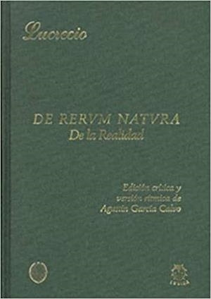 DE RERUM NATURA/DE LA REALIDAD | 9788485708468 | LUCRECIO | Llibreria Geli - Llibreria Online de Girona - Comprar llibres en català i castellà