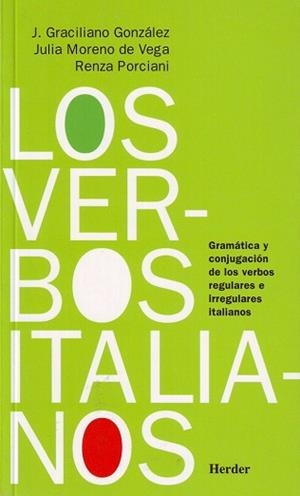 LOS VERBOS ITALIANOS | 9788425420405 | GRACILIANO GONZALEZ,J./MORENO DE VEGA,J. | Llibreria Geli - Llibreria Online de Girona - Comprar llibres en català i castellà