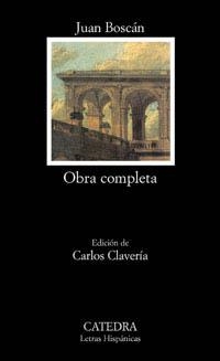 OBRA COMPLETA(JUAN BOSCAN) | 9788437616858 | BOSCAN,JUAN | Libreria Geli - Librería Online de Girona - Comprar libros en catalán y castellano
