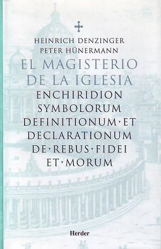 EL MAGISTERIO DE LA IGLESIA | 9788425420870 | DENZINGER,HEINRICH | Llibreria Geli - Llibreria Online de Girona - Comprar llibres en català i castellà