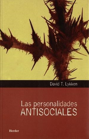 LAS PERSONALIDADES ANTISOCIALES | 9788425421143 | LYKKEN,DAVID | Llibreria Geli - Llibreria Online de Girona - Comprar llibres en català i castellà