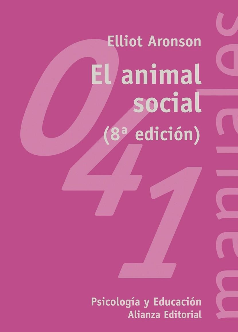 EL ANIMAL SOCIAL(8ª EDICION) | 9788420687094 | ARONSON,ELLIOT | Llibreria Geli - Llibreria Online de Girona - Comprar llibres en català i castellà