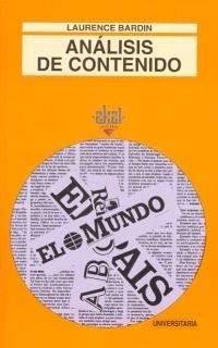 ANALISIS DE CONTENIDO | 9788476000939 | BARDIN,LAURENCE | Libreria Geli - Librería Online de Girona - Comprar libros en catalán y castellano