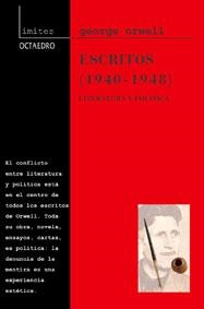 ESCRITOS(1940-1948) | 9788480634748 | ORWELL,GEORGE | Libreria Geli - Librería Online de Girona - Comprar libros en catalán y castellano