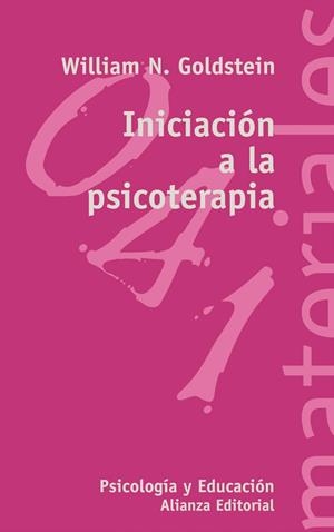 INICIACION A LA PSICOTERAPIA | 9788420657677 | GOLDSTEIN,WILIAM | Llibreria Geli - Llibreria Online de Girona - Comprar llibres en català i castellà