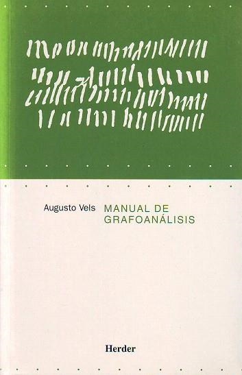 MANUAL DE GRAFOANALISIS | 9788425421938 | VELS,AUGUSTO | Libreria Geli - Librería Online de Girona - Comprar libros en catalán y castellano