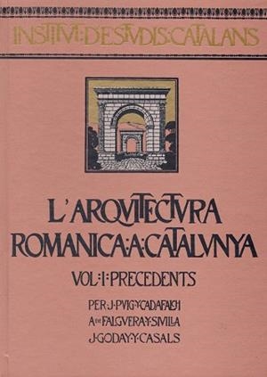 ARQUITECTURA ROMANICA A CATALUNYA(4 VOLUMS) | 9788472835900 | PUIG I CADAFALCH,J/FALGUERA I SIVILLA,A | Libreria Geli - Librería Online de Girona - Comprar libros en catalán y castellano