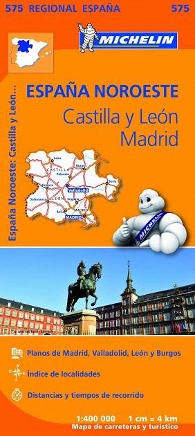ESPAÑA NOROESTE:CASTILLA Y LEÓN/MADRID (MAPA REGIONAL D'ESPANYA-575) ESCALA 1:400 000 | 9782067184305 | VARIOS AUTORES | Libreria Geli - Librería Online de Girona - Comprar libros en catalán y castellano