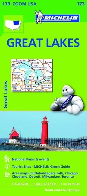 GREAT LAKES (MAPA MICHELIN ZOOM USA-173) | 9782067190849 | Libreria Geli - Librería Online de Girona - Comprar libros en catalán y castellano