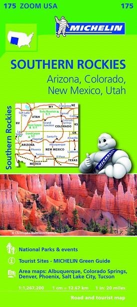 SOUTHERN ROCKIES(ARIZONA,COLORADO,NEW MEXICO,UTAH) (MAPA  ZOOM-175)  | 9782067190887 | Libreria Geli - Librería Online de Girona - Comprar libros en catalán y castellano