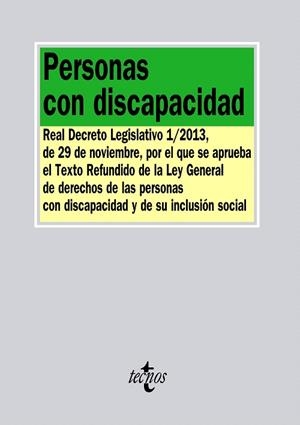PERSONAS CON DISCAPACIDAD(REAL DECRETO LEGISLATIVO 1/2013, DE 29 DE NOVIEMBRE, POR EL QUE SE APRUEBA EL TE | 9788430961566 |   | Llibreria Geli - Llibreria Online de Girona - Comprar llibres en català i castellà