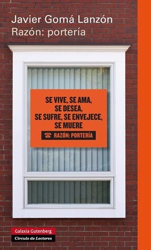 RAZÓN:PORTERÍA (TD) | 9788415863762 | GOMÁ LANZÓN,JAVIER | Libreria Geli - Librería Online de Girona - Comprar libros en catalán y castellano