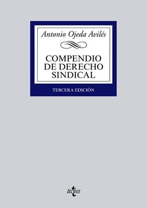 COMPENDIO DE DERECHO SINDICAL(3ªED/2014) | 9788430961641 | OJEDA AVILÉS,ANTONIO | Libreria Geli - Librería Online de Girona - Comprar libros en catalán y castellano