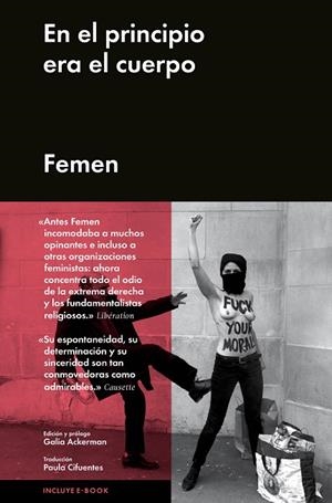 FEMEN:EN EL PRINCIPIO ERA EL CUERPO | 9788415996316 | FEMEN | Llibreria Geli - Llibreria Online de Girona - Comprar llibres en català i castellà
