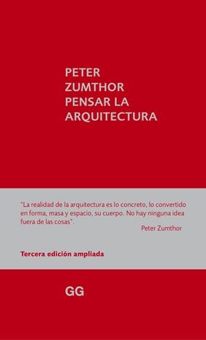 PENSAR LA ARQUITECTURA | 9788425227301 | ZUMTHOR,PETER | Llibreria Geli - Llibreria Online de Girona - Comprar llibres en català i castellà