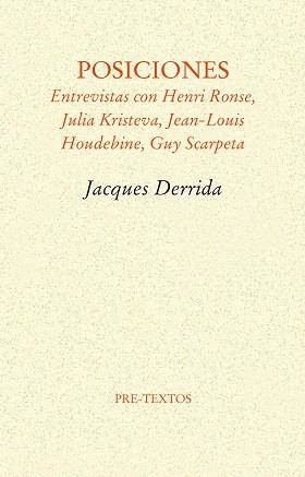 POSICIONES | 9788415576938 | DERRIDA,JACQUES | Libreria Geli - Librería Online de Girona - Comprar libros en catalán y castellano
