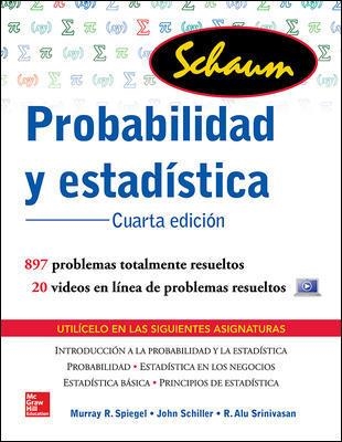PROBABILIDAD Y ESTADISTICA(4ªED/2014) | 9786071511881 | SPIEGEL | Libreria Geli - Librería Online de Girona - Comprar libros en catalán y castellano