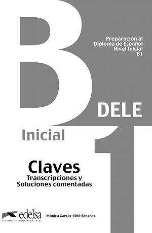 PREPARACION AL DELE B1(CLAVES) | 9788477113546 | GARCIA-VIÑO,MONICA | Llibreria Geli - Llibreria Online de Girona - Comprar llibres en català i castellà