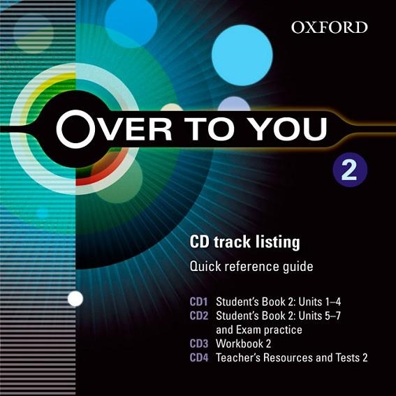 OVER TO YOU-2(BATXILLERAT.CLASS CD) | 9780194326902 |   | Libreria Geli - Librería Online de Girona - Comprar libros en catalán y castellano