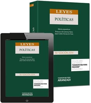 LEYES POLITICAS(19ªED/2014) | 9788490595381 | Llibreria Geli - Llibreria Online de Girona - Comprar llibres en català i castellà