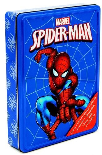SPIDER-MAN.CUENTO/LIBRO DE COLOREAR/LIBRO DE ACTIVIDADES/50PEGATINAS/PÓSTER DOBLE/4 ROTULADORES | 9788415343745 | MARVEL | Libreria Geli - Librería Online de Girona - Comprar libros en catalán y castellano