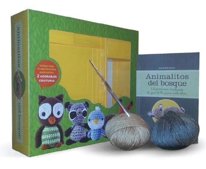 KIT ANIMALITOS DEL BOSQUE.12 PRECIOSAS CRIATURAS DE GANCHILLO PARA ACHUCHAR | 9788448019396 | RASK,KRISTEN | Libreria Geli - Librería Online de Girona - Comprar libros en catalán y castellano