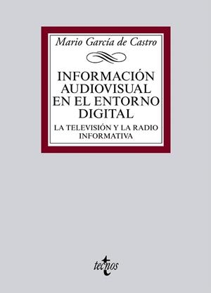 INFORMACIÓN AUDIOVISUAL EN EL ENTORNO DIGITAL.LA TELEVISIÓN Y LA RADIO INFORMATIVA | 9788430962723 | GARCÍA DE CASTRO,MARIO | Llibreria Geli - Llibreria Online de Girona - Comprar llibres en català i castellà