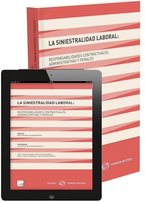 LA SINIESTRALIDAD LABORAL.RESPONSABILIDADES CONTRACTUALES,ADMINISTRATIVAS Y PENALES | 9788498988475 | A.A.D.D. | Libreria Geli - Librería Online de Girona - Comprar libros en catalán y castellano