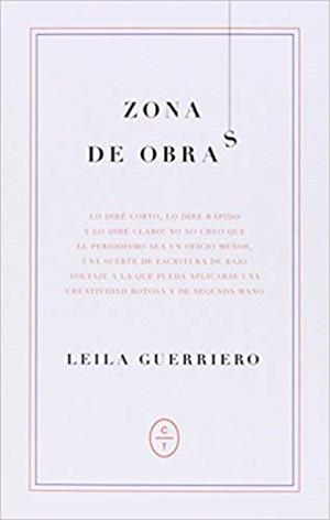 ZONA DE OBRAS | 9788461704101 | GUERRIERO,LEILA | Llibreria Geli - Llibreria Online de Girona - Comprar llibres en català i castellà